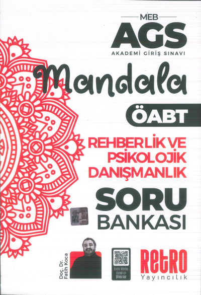 2025 MEB AGS Rehberlik ve Psikolojik Danışmanlık Mandala Soru Bankası Retro Kitap YKS Fotokopi