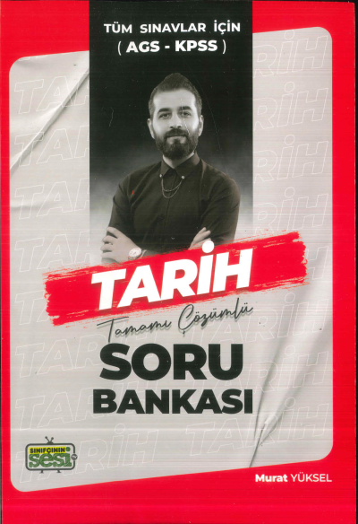 Sınıfçının Sesi KPSS MEB-AGS Tarih Soru Bankası Çözümlü YKS Fotokopi
