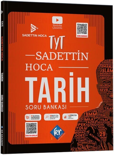 Sadettin Hoca TYT Tarih Soru Bankası KR Akademi YKS Fotokopi