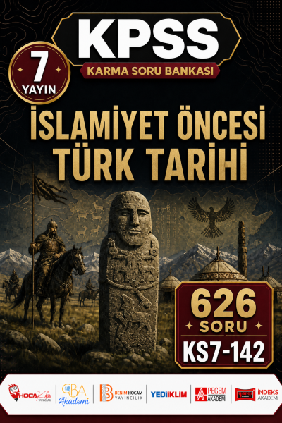 İslamiyet Öncesi Türk Tarihi 7 Yayın 626 Soru YKS Fotokopi
