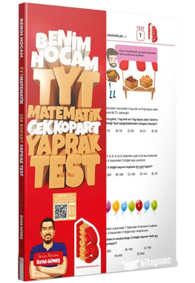 TYT Matematik Çek Kopar Yaprak Test YKS Fotokopi