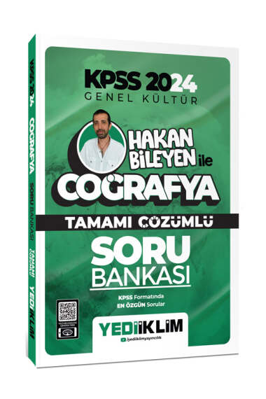 2024 KPSS Hakan Bileyen ile Coğrafya Tamamı Çözümlü Soru Bankası YKS Fotokopi