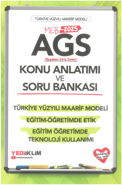 MEB-AGS Konu Anlatımı ve Soru Bankası Türkiye Yüzyılı Maarif Modeli Eğitim Öğretimde Etik Eğitim Öğretimde Teknoloji Kullanımı Yediiklim Yayınları YKS Fotokopi