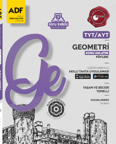 TYT AYT Geometri Konu Anlatımlı Ders Föyleri Soru Kalesi Yayınları YKS Fotokopi