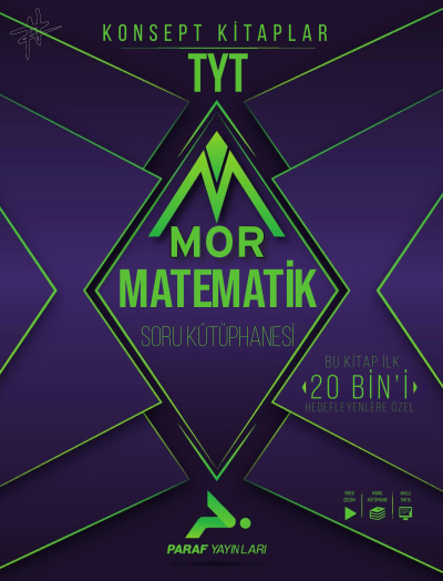 TYT Mor Matematik Soru Kütüphanesi PRF Paraf Yayınları YKS Fotokopi