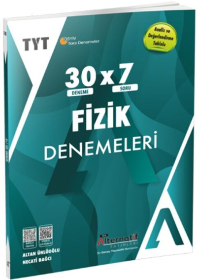 TYT Fizik 30x7 Branş Denemeleri Alternatif Yayıncılık YKS Fotokopi