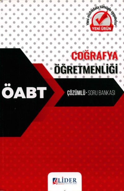 COĞRAFYA ÖĞRETMENLİĞİ ÇÖZÜMLÜ SORU BANKASI YKS Fotokopi