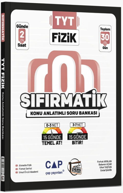 TYT Fizik Sıfırmatik Konu Anlatımlı Soru Bankası Ders Platosu YKS Fotokopi