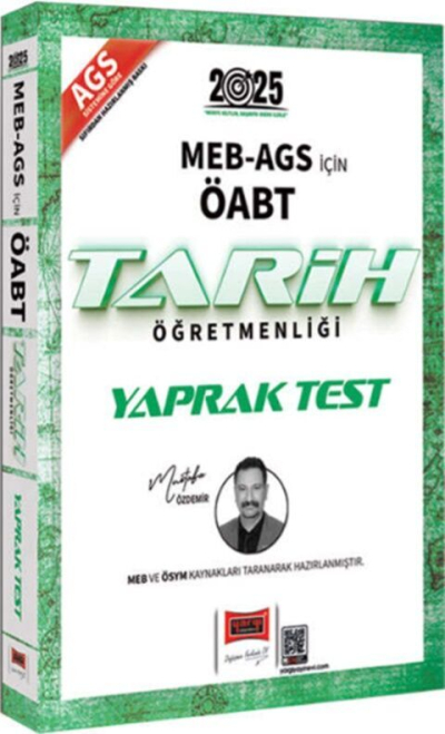 2025 MEB AGS ÖABT Tarih Öğretmenliği Yaprak Test Yargı Yayınları YKS Fotokopi