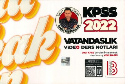 2022 KPSS VATANDAŞLIK VİDEO DERS NOTLARI ATANACAKSIN YKS Fotokopi