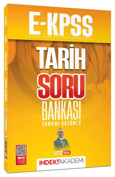2026 EKPSS Tarih Soru Bankası Çözümlü - Hamza Tatar İndeks Akademi Yayıncılık YKS Fotokopi