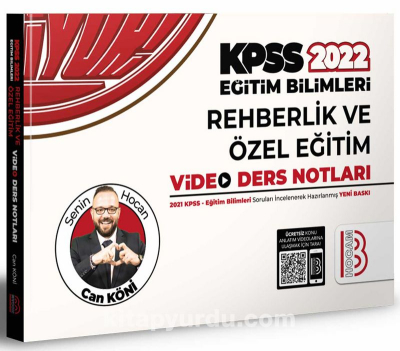 REHBERLİK VE ÖZEL EĞİTİM VİDEO DERS NOTLARI YKS Fotokopi