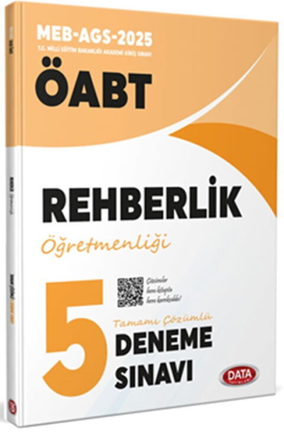 2025 ÖABT Rehberlik Öğretmenliği 5 Deneme Sınavı Data Yayınları YKS Fotokopi