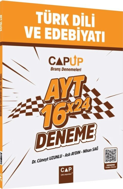 AYT Türk Dili ve Edebiyatı 16 X 24 Up Deneme Çap Yayınları YKS Fotokopi