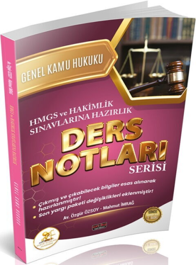 HUKAL HMGS HAKİMLİK Genel Kamu Hukuku Ders Notları Savaş Yayınları YKS Fotokopi