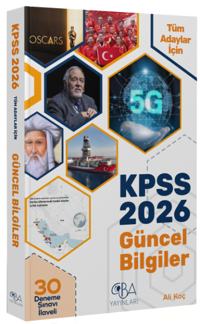 2026 KPSS Güncel Bilgiler Konu Anlatımı (30 Deneme İlaveli) CBA Yayınları YKS Fotokopi