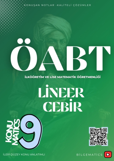 Konumatics 9 ÖABT Lineer Cebir Hüseyin Hoca YKS Fotokopi