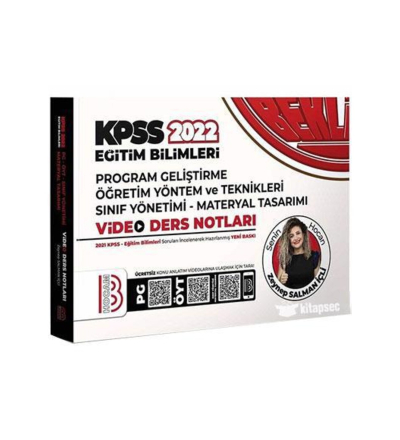 PROG. GELŞ. ÖĞRT. YÖNT. TEK. SINIF YÖN. VİDEO DERS NOTLARI YKS Fotokopi