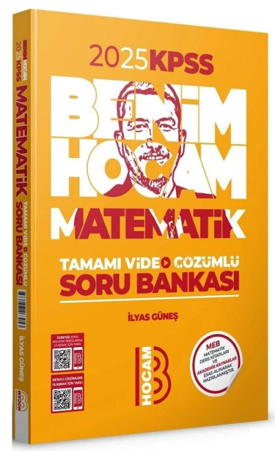 Benim Hocam Yayınları 2025 KPSS Matematik Tamamı Video Çözümlü Soru Bankası YKS Fotokopi
