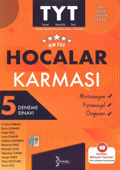TYT En İyi Hocalar Karması 5 Deneme Sınavı YKS Fotokopi