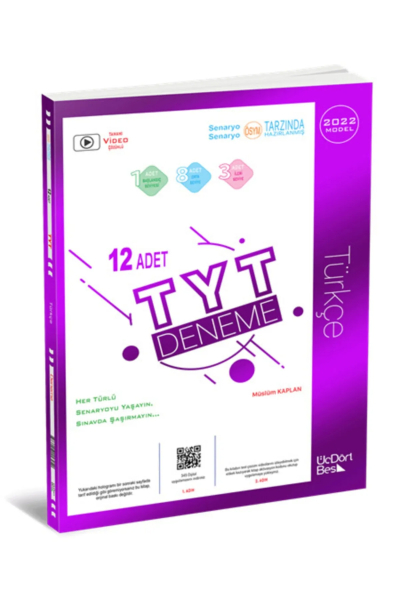 TYT - Türkçe 12 Deneme YKS Fotokopi