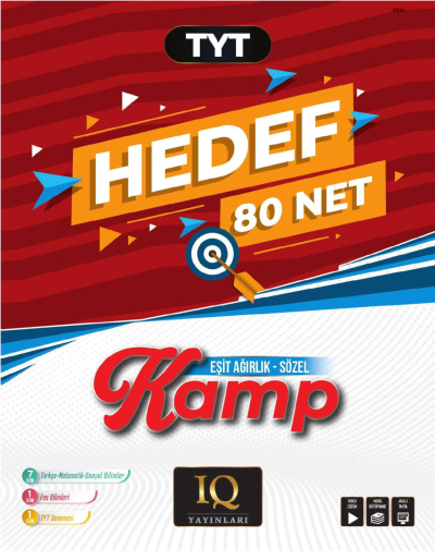 TYT Hedef 80 Eşit Ağırlık Sözel Kamp IQ Yayınları YKS Fotokopi