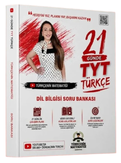 Türkçenin Matematiği TYT 21 Günde Türkçe Dil Bilgisi Soru Bankası Gamze Özdin Türkçenin Matematiği Yayınları YKS Fotokopi