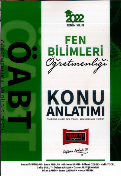 FEN BİLİMLERİ ÖĞRETMENLİĞİ KONU ANLATIMI YKS Fotokopi