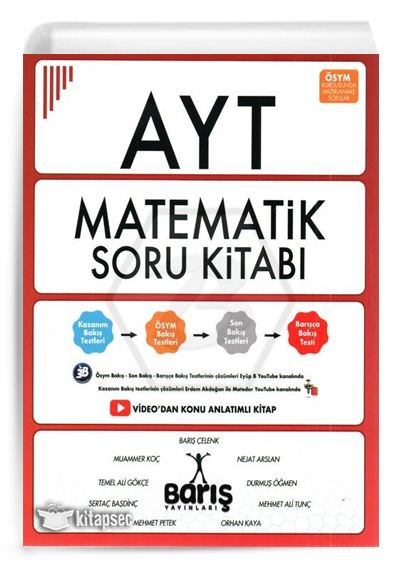 AYT Matematik Soru Bankası Barış Yayınları YKS Fotokopi
