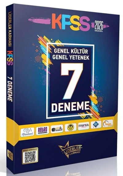 KPSS Genel Kültür Genel Yetenek 7 Deneme Liderler Karması YKS Fotokopi