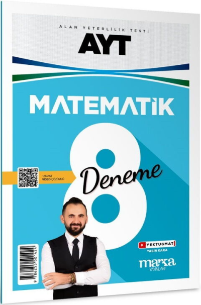 AYT Matematik Tamamı Video Çözümlü 8 Deneme Marka Yayınları YKS Fotokopi