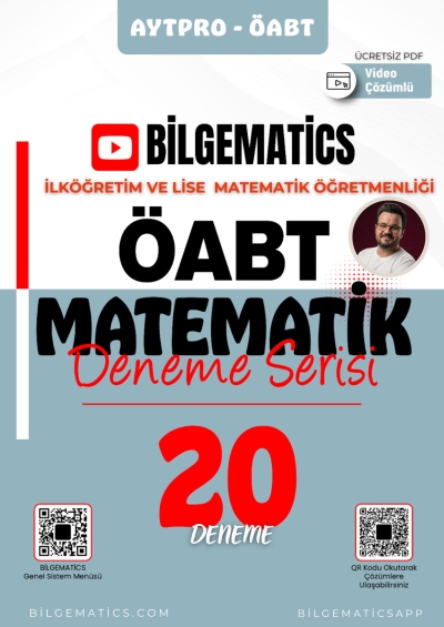 ÖABT Matematik Deneme Serisi 20 Deneme Bilgematics Hüseyin Hoca YKS Fotokopi