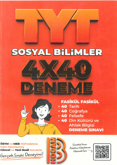 YKS TYT Sosyal Bilimler 4x40 Fasikül Deneme YKS Fotokopi