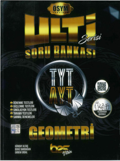 Ulti Serisi TYT AYT Geometri Soru Bankası YKS Fotokopi