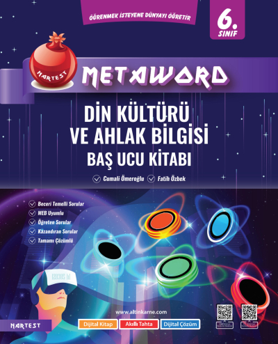 6. Sınıf Metaword Din Kültürü Ve Ahlak Bilgisi Nartest Yayınları YKS Fotokopi
