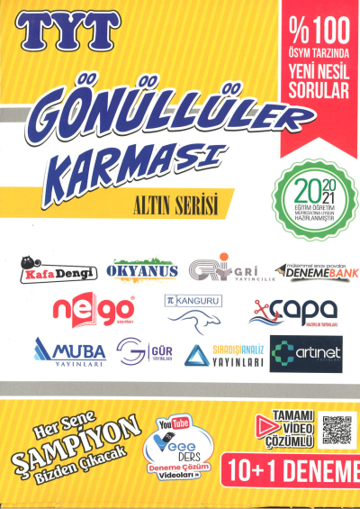 TYT Deneme Altın Serisi 10+1 YKS Fotokopi