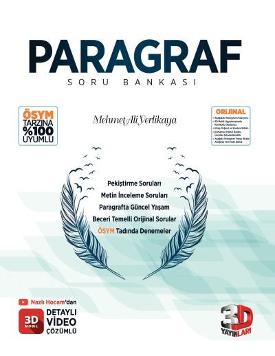 3D Paragraf Soru Bankası YKS Fotokopi