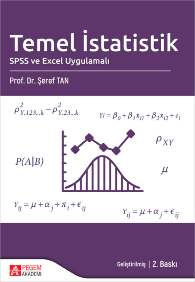 Temel İstatistik SPSS ve Excel Uygulamalı 2. Baskı - Şeref Tan Pegem Akademi Yayıncılık YKS Fotokopi
