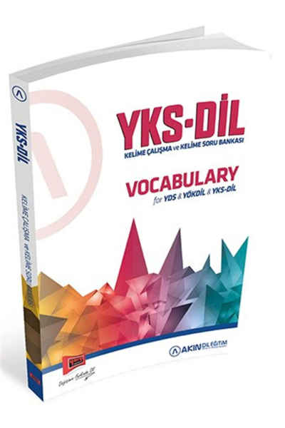 YKSDİL Vocabulary Kelime Çalışma ve Kelime Soru Bankası Akın Dil Yargı Yayınları YKS Fotokopi
