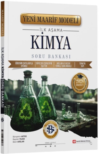 2028 Üniversiteye Hazırlık Kimya İlk Aşama Maarif Model Soru Bankası Bilgi Sarmal YKS Fotokopi