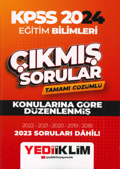 2018-2023 ÇIKMIŞ SORULAR TAMAMI ÇÖZÜMLÜ (KONULARINA GÖRE DÜZENLENMİŞ) YKS Fotokopi