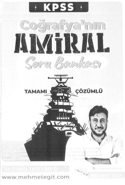 COGRAFYA nın AMİRAL SORU BANKASI YKS Fotokopi