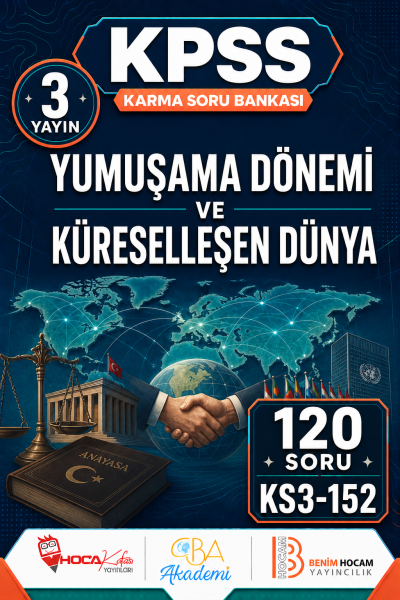 Yumuşama Dönemi ve Küreselleşen Dünya 3 Yayın 120 Soru (Benim Hocam - CBA - Hoca Kafası Yayınları) YKS Fotokopi