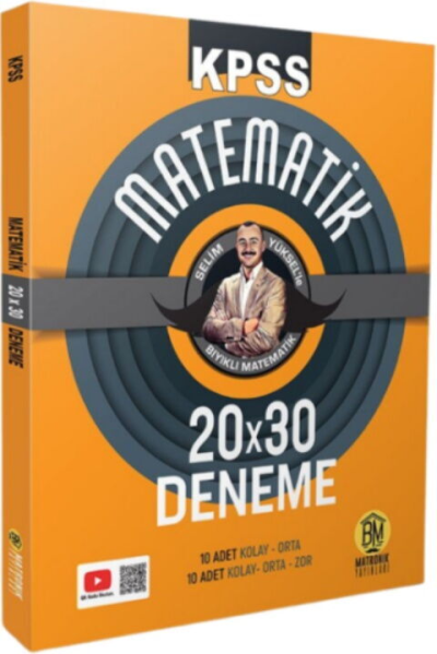 2026 KPSS Matematik 20 x 30 Deneme Bıyıklı Matematik YKS Fotokopi