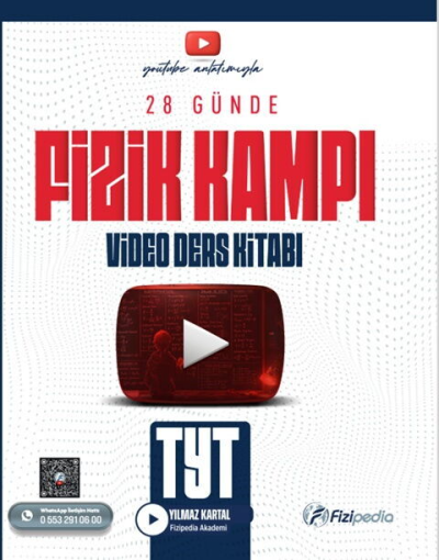TYT Fizik 28 Günde Video Ders Kitabı Fizipedia Yayınları YKS Fotokopi