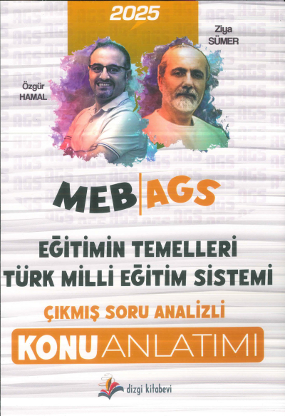 2025 MEB AGS Eğitimin Temelleri ve Türk Milli Eğitim Sistemi Çıkmış Soru Analizli Konu Anlatımı Dizgi Kitap YKS Fotokopi