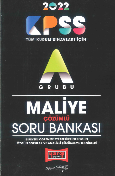 MALİYE ÇÖZÜMLÜ SORU BANKASI YKS Fotokopi