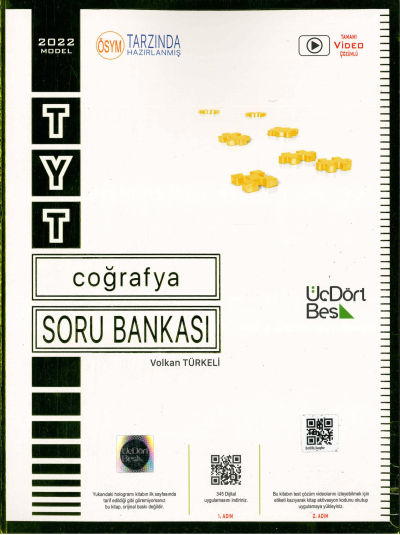 TYT COĞRAFYA SORU BANKASI YKS Fotokopi
