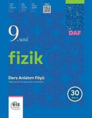 9.Sınıf DAF Fizik EİS Yayınları YKS Fotokopi