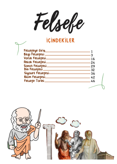 TYT Felsefe Vip Notlar Vin Kampüs YKS Fotokopi